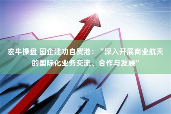 宏牛操盘 国企建功自贸港：“深入开展商业航天的国际化业务交流、合作与发展”
