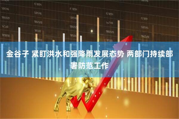 金谷子 紧盯洪水和强降雨发展态势 两部门持续部署防范工作